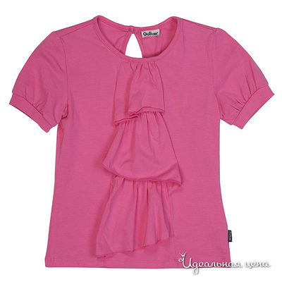 Футболка Gulliver, цвет цвет ярко-розовый