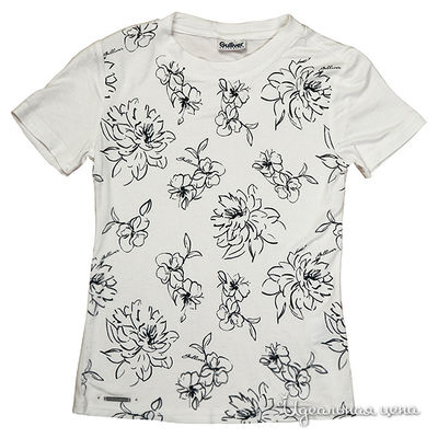 Футболка Gulliver, цвет цвет белый / синий