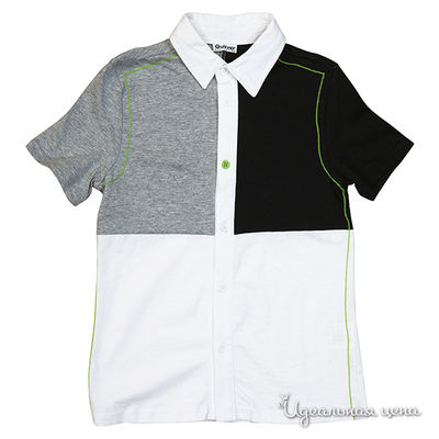 Рубашка Gulliver, цвет цвет белый / серый