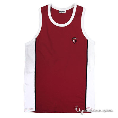 Майка Gulliver, цвет цвет красный / белый