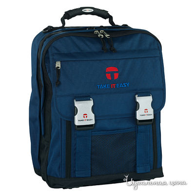 Портфель-ранец Take it Easy, цвет цвет синий