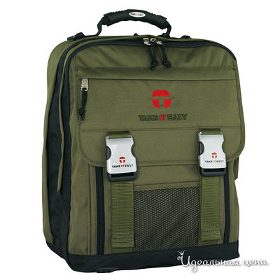 Портфель-ранец Take it Easy, цвет цвет оливковый