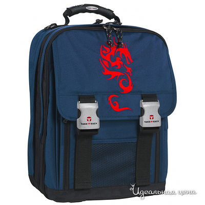 Портфель-ранец Take it Easy, цвет цвет синий