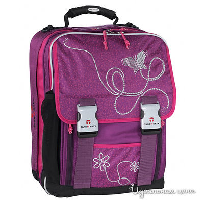 Портфель-ранец Take it Easy, цвет цвет сиреневый / малиновый