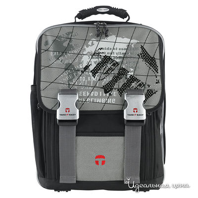 Портфель-ранец Take it Easy, цвет цвет серый