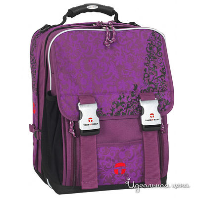 Портфель-ранец Take it Easy, цвет цвет фиолетовый / черный