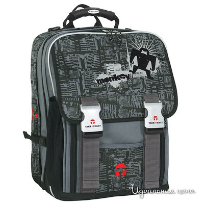 Портфель-ранец Take it Easy, цвет цвет серый / черный