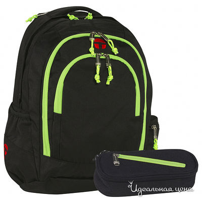 Рюкзак Take it Easy, цвет цвет черный / зеленый