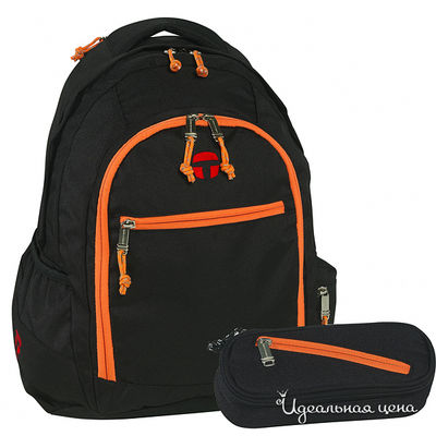 Рюкзак Take it Easy, цвет цвет черный / оранжевый