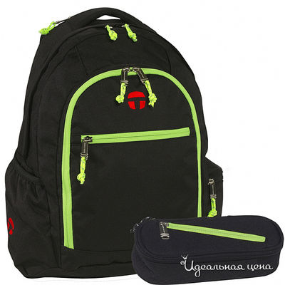 Рюкзак Take it Easy, цвет цвет черный / зеленый