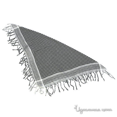 Шарф Gulliver, цвет цвет черный / белый / принт клетка