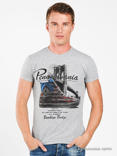 Футболка Lagos, цвет цвет серый