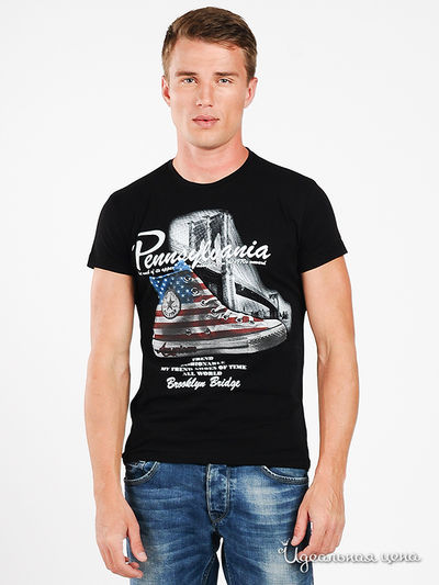 Футболка Lagos, цвет цвет черный