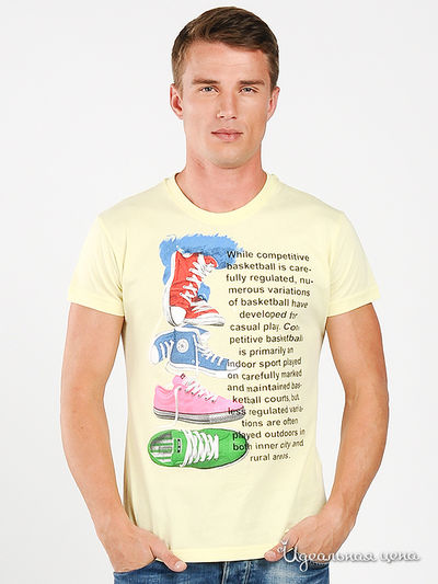 Футболка Lagos, цвет цвет желтый