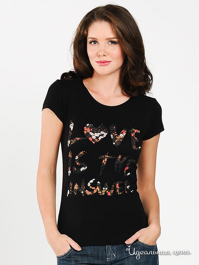 Футболка Мультибренд, цвет цвет черный