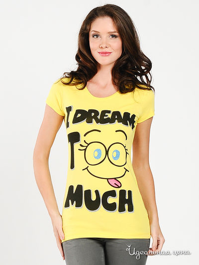 Футболка Мультибренд, цвет цвет желтый