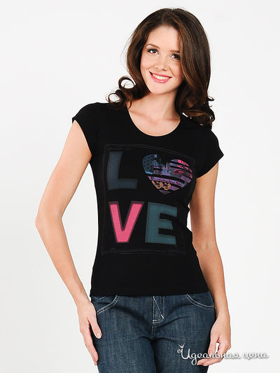 Футболка Мультибренд, цвет цвет черный