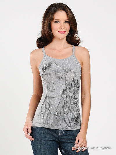 Майка Мультибренд, цвет цвет серый