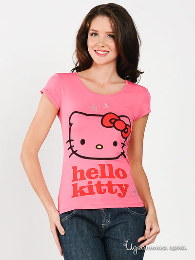 Футболка Мультибренд, цвет цвет розовый