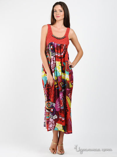 Сарафан Venera, цвет цвет красный / мультиколор