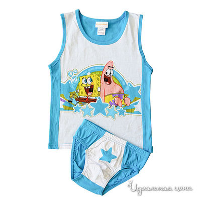 Комплект Cartoon Brands, цвет цвет белый / голубой