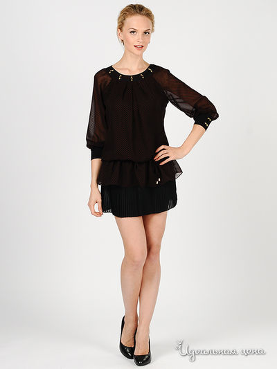 Платье Green Country&JustWoman, цвет цвет черный  красный