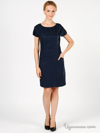 Платье Green Country&JustWoman, цвет цвет синий