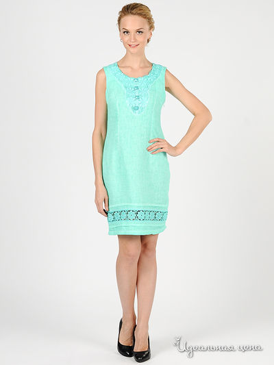 Платье Green Country&JustWoman, цвет цвет мятный