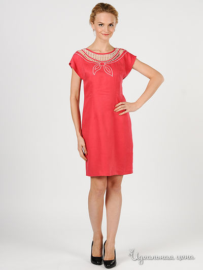 Платье Green Country&JustWoman, цвет цвет клубничный