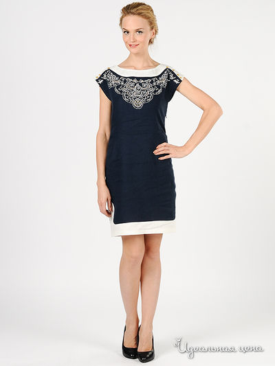 Платье Green Country&JustWoman, цвет цвет синий