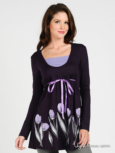 Туника Наталья Новикова, цвет цвет фиолетовый / сиреневый