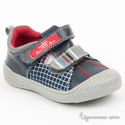 Полуботинки Deux par Deux, цвет цвет синий / серый