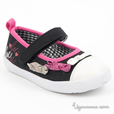 Туфли Deux par Deux, цвет цвет черный / фуксия