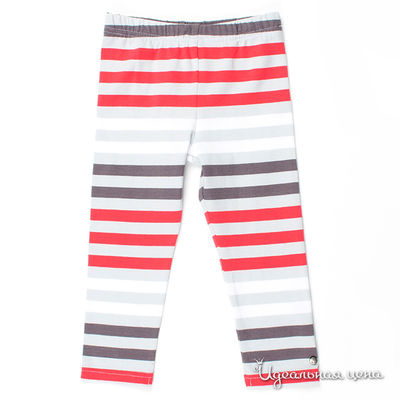 Леггинсы Deux par Deux, цвет цвет серый / голубой / алый