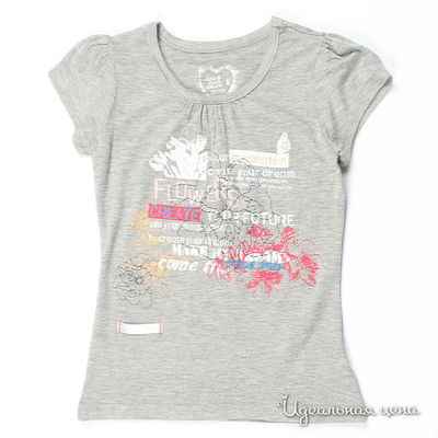 Футболка Deux par Deux, цвет цвет серый