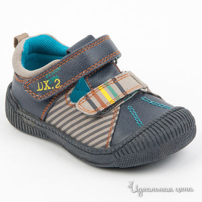 Полуботинки Deux par Deux, цвет цвет серый / синий