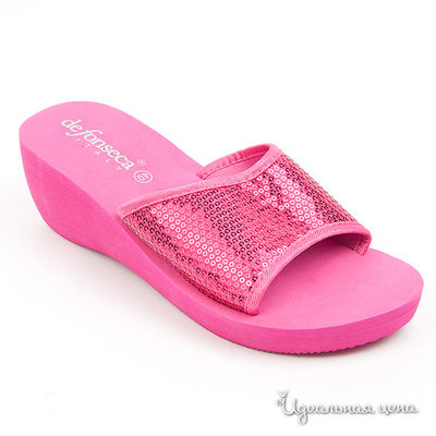 Шлепанцы De Fonseca, цвет цвет фуксия