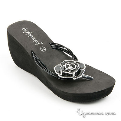 Шлепанцы De Fonseca, цвет цвет черный