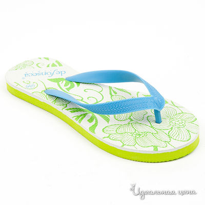 Шлепанцы De Fonseca, цвет цвет голубой / белый