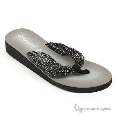 Шлепанцы De Fonseca, цвет цвет черный