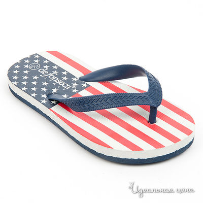 Шлепанцы De Fonseca, цвет принт американский флаг