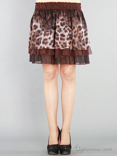 Юбка Kristina, цвет цвет коричневый