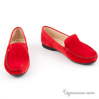Мокасины Мультибренд, цвет цвет красный