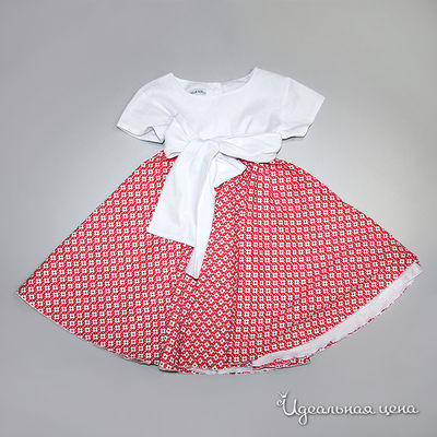 Платье Oncle Tom, цвет цвет белый / красный