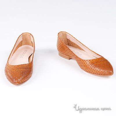 Балетки Мультибренд, цвет цвет коричневый