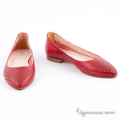 Балетки Мультибренд, цвет цвет красный