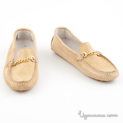 Мокасины Мультибренд, цвет цвет золотой