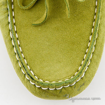Мокасины Мультибренд женские, цвет зеленый