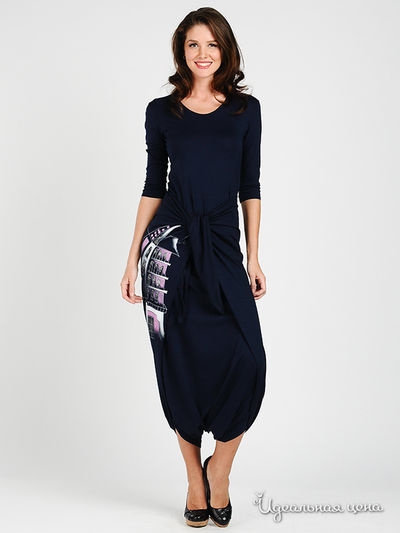 Платье Наталья Новикова, цвет цвет синий