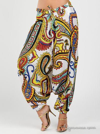 Брюки Miss Sixty, цвет цвет белый / мультиколор